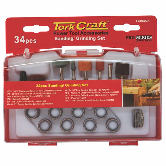 Sanding & Grinding Set 34 Pce Mini