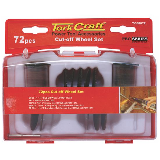 Mini Rotarty Cut-off Wheel Set 72 Pce