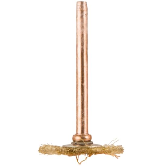 Mini Brass Brush 19.1mm Wheel 3.2mm Shank