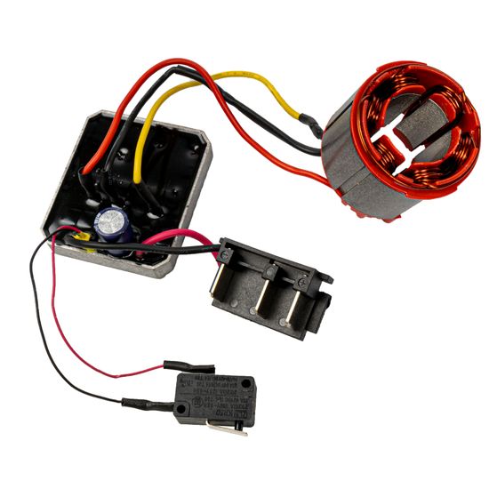 A/grinder 20v Repl. Micro Switch & Commutator (6/7/11/12) S/kit