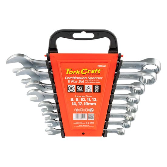 8pcs Combination Spanner Set 8-9-10-11-13-14-17-19mm