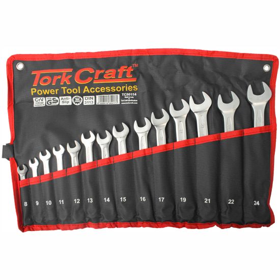 14pcs Combination Spanner Set 8-24mm