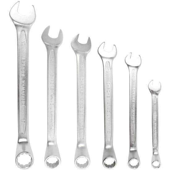 6pcs Deep Offset Combination Spanner Set 8-10-12-13-14-17mm