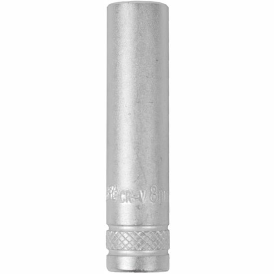 Socket 8mm 1/4' Dr Deep Socket Crv 12 Point