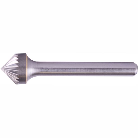 Rotary Burr Tungsten 12x6x6mm 90 Degree Cone