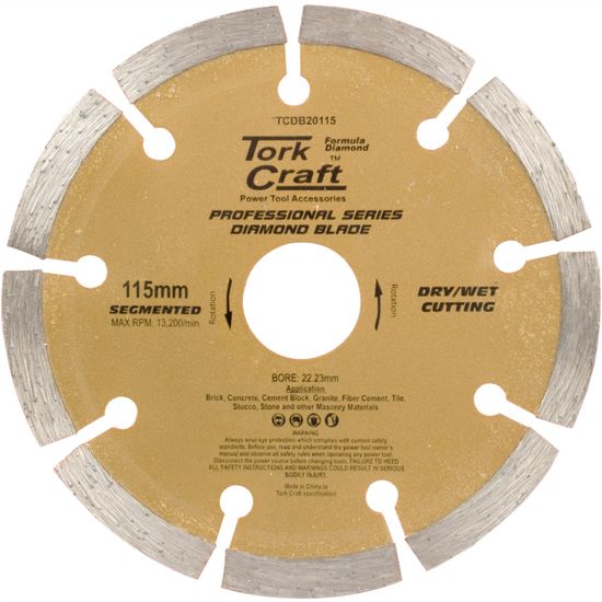 Diamond Blade 115mm Segmented Profesional