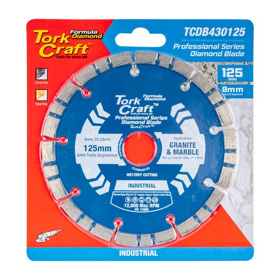 Diamond Blade 125 X 22.22mm Turbo/segm.laser