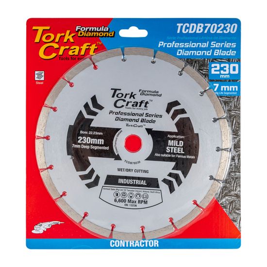 Diamond Blade Seg.230x22.23mm Metal Cutting