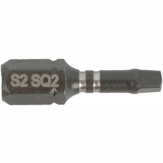 Impact Square Sq No.2 X 25mm Ins Bit Bulk