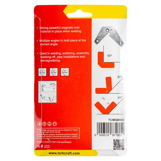 Magnetic Welding Holder 9kg Force 15-45-60-90-120-135 Deg Multi Angle