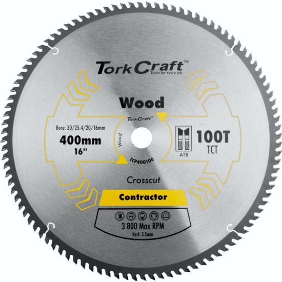 Blade Contractor 400 X 100t 30/1 Circular Saw Tct