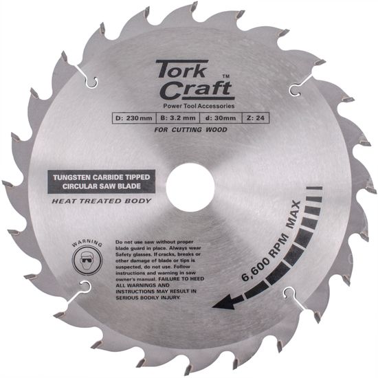 Blade Tct 230 X 24t 30/1/20 Atb Positive Profesional Industrial