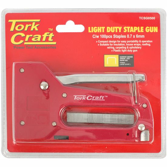 Staple Gun 21g 6 - 8mm L/duty Jt21 With 100pc 0.7mmx8mm