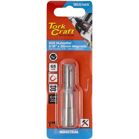 Sds Nutsetter 5/16x65mm Magnetic Carded
