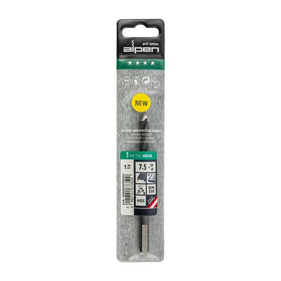 HSS METAL HEAD 7.5 TRI-FLAT DIN 338 RN