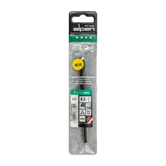 HSS METAL HEAD 8.5 TRI-FLAT DIN 338 RN