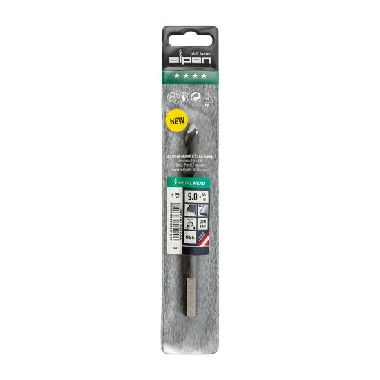 HSS METAL HEAD 9.0 TRI-FLAT DIN 338 RN
