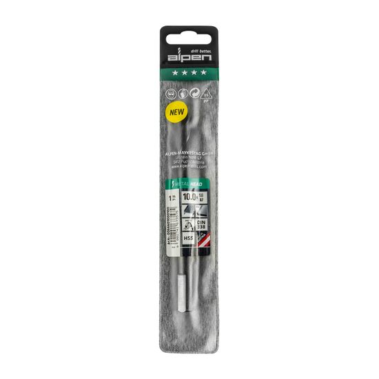 HSS METAL HEAD 10.0 TRI-FLAT DIN 338 RN