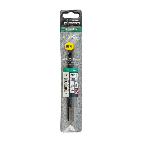 HSS METAL HEAD 10.5 TRI-FLAT DIN 338 RN