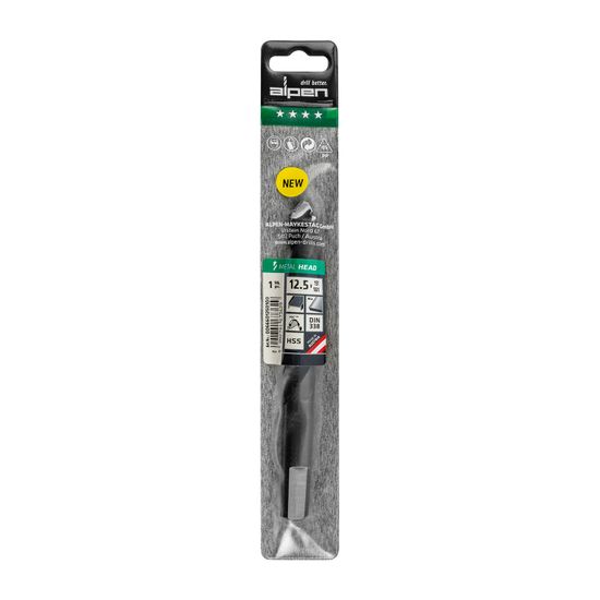 HSS METAL HEAD 12.5 TRI-FLAT DIN 338 RN