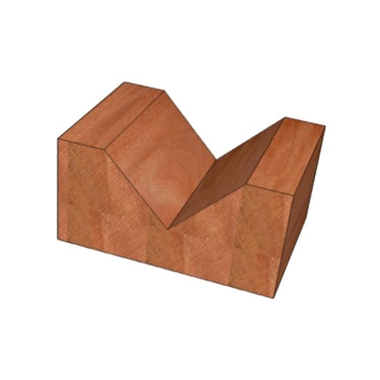 Router Bit V Groove 90 Degree 3/8"