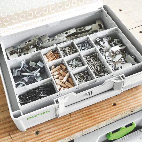 FESTOOL Systainer&sup3; Organizer SYS3 ORG L 89 20xESB with 20 Containers