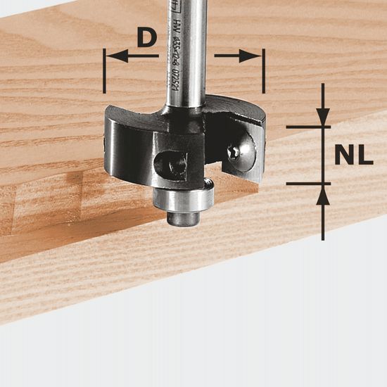 FESTOOL HW S8 D38/12 Rebating Cutter with Reversible Blades