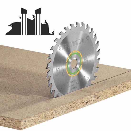 FESTOOL Wood Fine Cut Saw Blade HW 210x2.4x30 W52 for TS 75