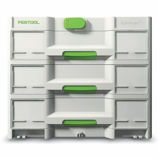 FESTOOL SYS3-SORT/3 M 337 Sortainer&sup3; Three-Drawer Storage System