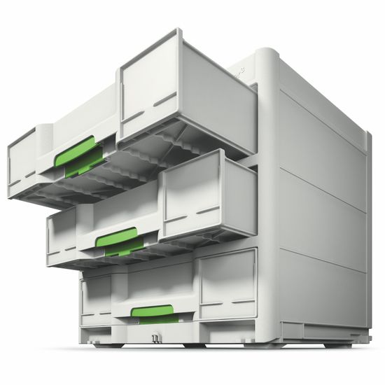 FESTOOL SYS3-SORT/3 M 337 Sortainer&sup3; Three-Drawer Storage System