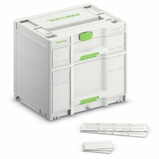 FESTOOL SYS3-SORT/2 M 337 Sortainer&sup3; Two-Drawer Storage System