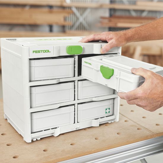 FESTOOL SYS3 S 76-FB CE-SORT/5 Forstner Drill Bit Set in Systainer&sup3; S