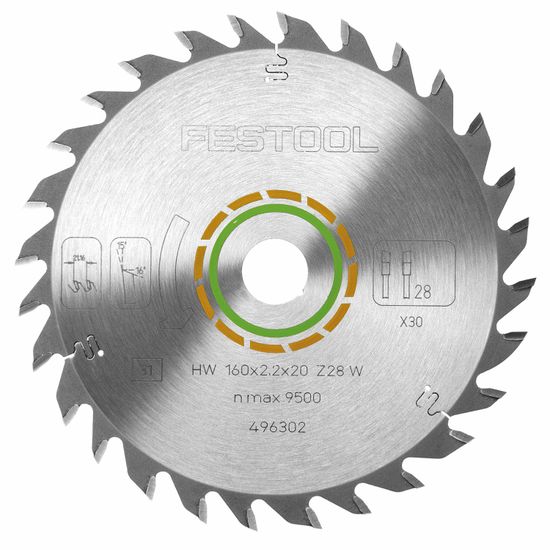 FESTOOL KSB-SORT/3 W 160x2,2 Circular Saw Blade Set 160mm 3 Piece