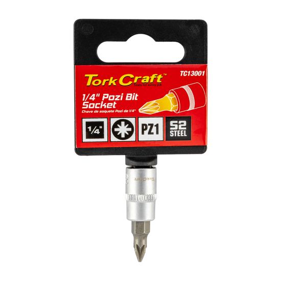 Socket Bit 1/4'dr Pozi Pz1 S2 Material