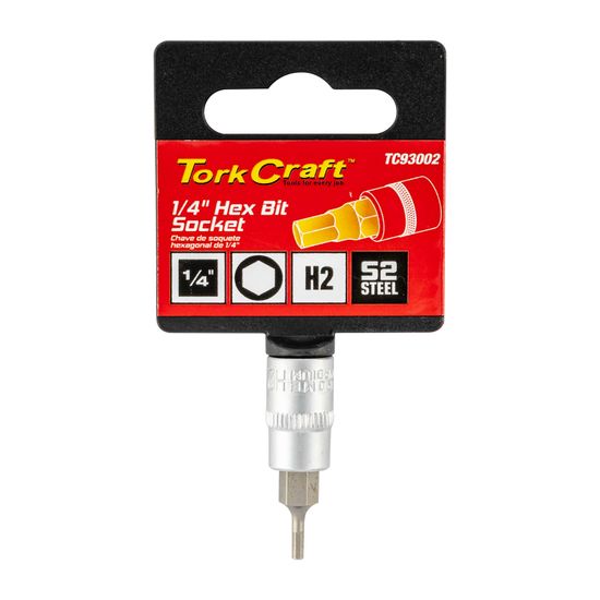 Socket Bit 1/4'dr Hex H2 S2 Material