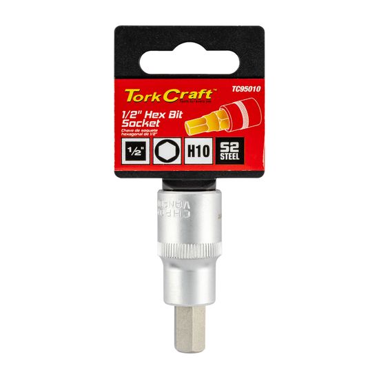 Socket Bit 1/2'dr Hex H10 S2 Material