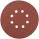 Sanding Disc 150mm 120 Grit With Holes 10/pk Hook And Loop