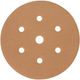 Gold Disc (50 Pieces) 400grit 150mm X 6+1 Holes Hook And Loop