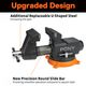 PONY 150mm (6') Pro Heavy-duty Swivel Base Bench Vise