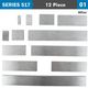 Gauge Block Set Alloy Steel 12pc 10-291. 8mm Iso3650 Grade 0