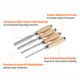 Jorgensen 4pc Wood Chisels Set Incl. 1/4'/ 1/2&rdquo; / 3/4' / 1&rdquo; Chisel