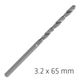 ALPEN Pro Hss 3.2mm Drill Din 338 Rn 135 Split Point Plastic Wallet (