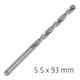 ALPEN Pro Hss 5.5mm Drill Din 338 Rn 135 Split Point Plastic Wallet (