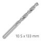 ALPEN Pro Hss 10.5mm Drill Din 338 Rn 135 Split Point Plastic Wallet