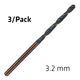 Hss Sprint Master 3.2mm X3 Sleeved Din338 ALPEN Drill Bit