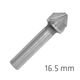 Counter Sink Solid Tungsten 16.5mm X 10mm
