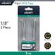 Hss Hand Tap Set Imperial G 1/8' Pouched