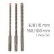 Force X Sds Set 3 Pcs 6/8/10 Mm X 160