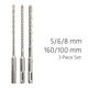 Sds Plus F4 5 6 8 X160mm 3 Pce Set