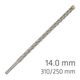 Force X 14.0 X 310/250 Sds-plus Rebar Drill Bit X4 Cutting Edges